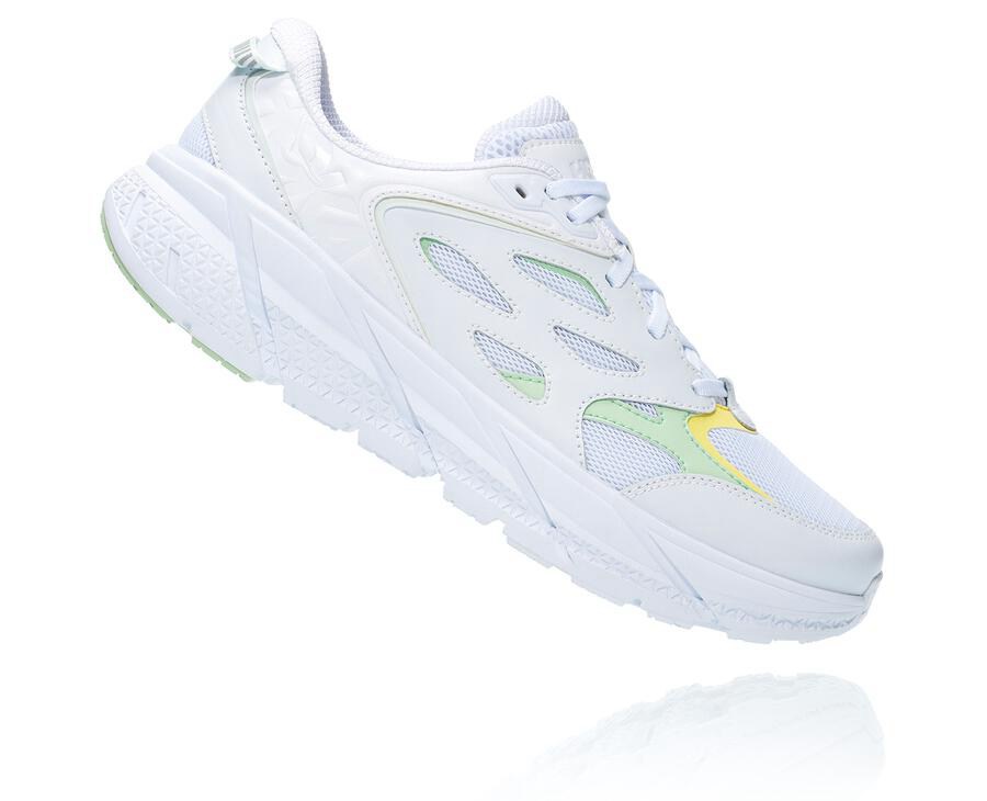 Hoka One One Koşu Ayakkabısı Erkek Beyaz - Clifton L - JK9837124